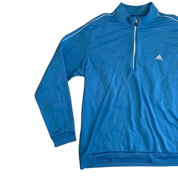 Adidas Golf Men's Size XL Climalite 1/4 Zip Stretch Track Pullover - Picture 10 of 15